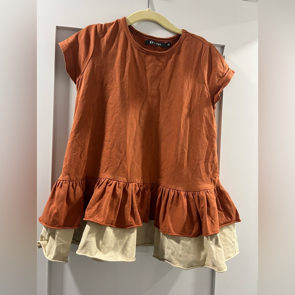 Kin+Kin Girls colorblock dress size 4
